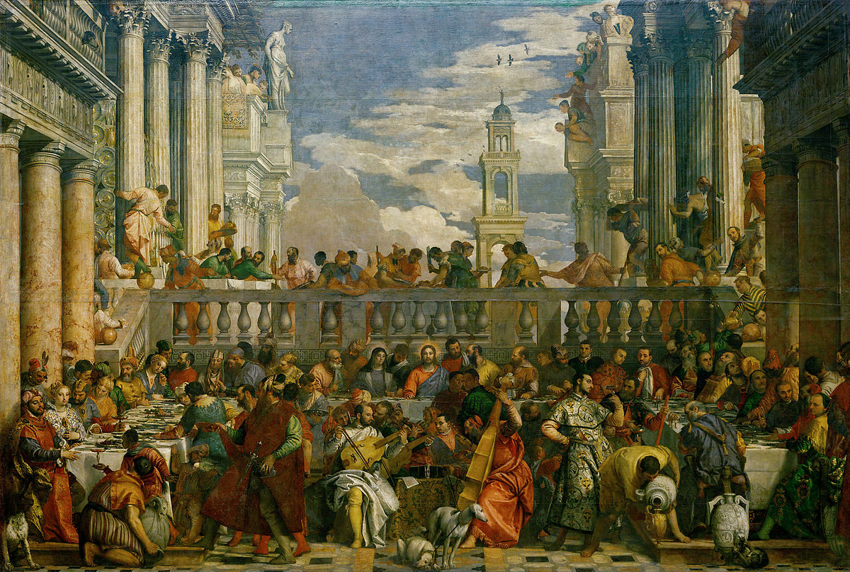 絵画 cana As Bodas de Caná - Guia do Louvre