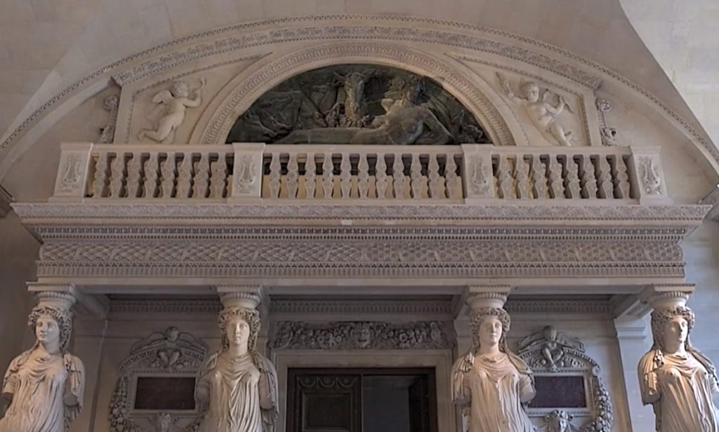 Sala das Cariátides no Louvre